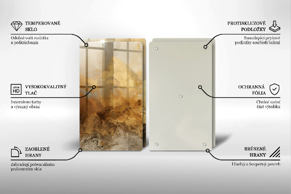 Protection plaque induction Texture riche