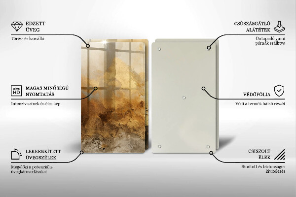 Protection plaque induction Texture riche
