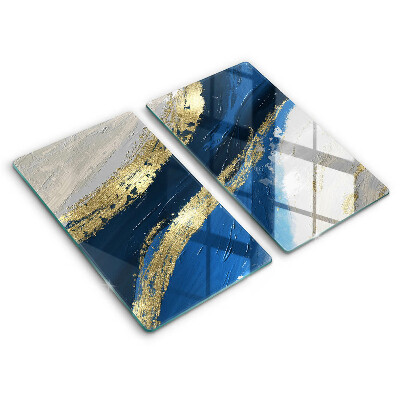 Protection plaque induction Texture avec de l'or