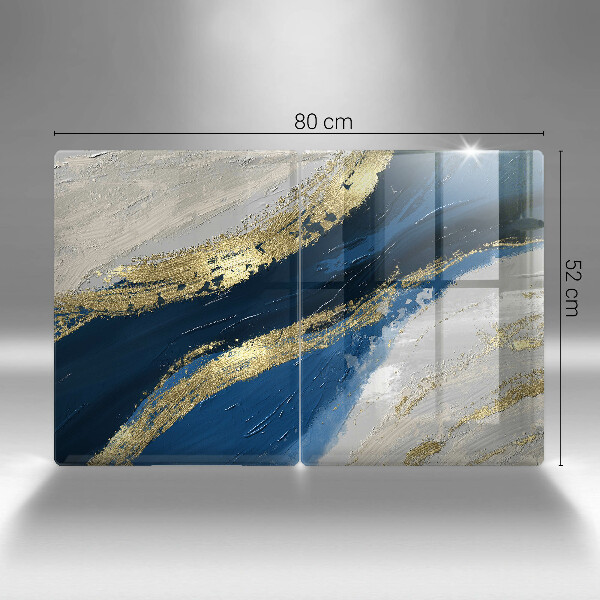 Protection plaque induction Texture avec de l'or