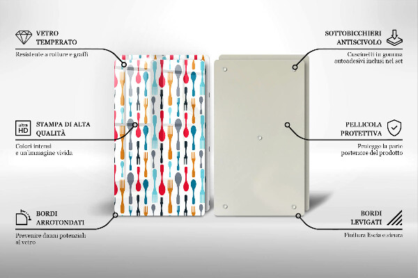 Protection plaque induction Illustration de cuillère