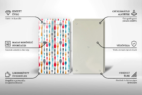 Protection plaque induction Illustration de cuillère
