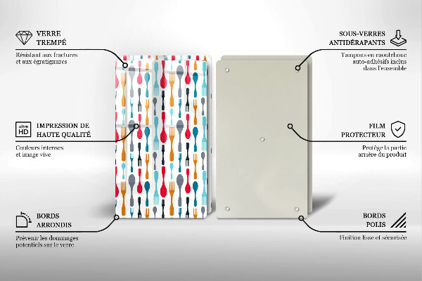 Protection plaque induction Illustration de cuillère