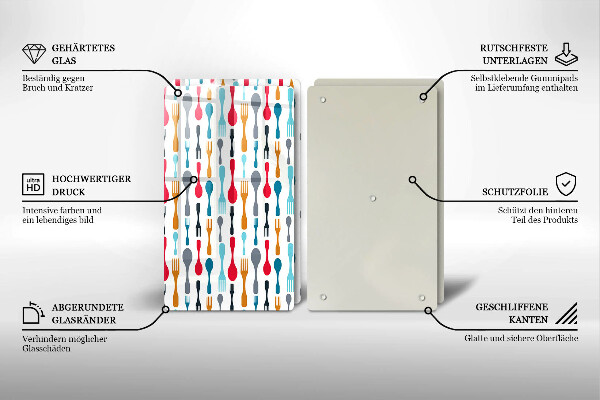 Protection plaque induction Illustration de cuillère