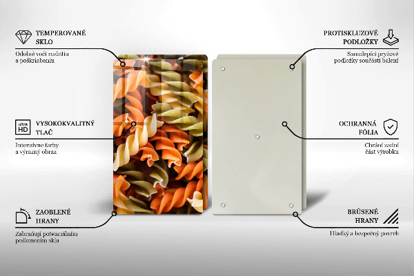 Protection plaque induction Pâtes fusilli