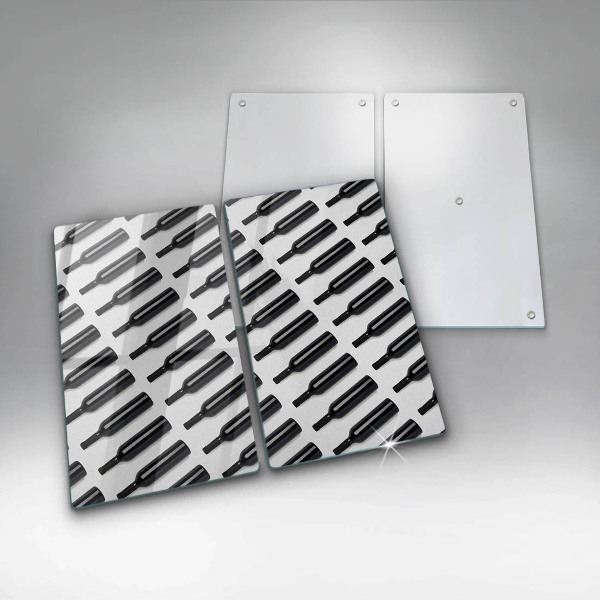 Protection plaque induction Bouteilles de vin noir