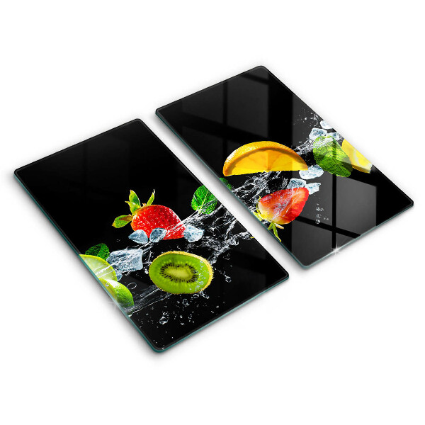 Protection plaque induction Fruits dans l'eau