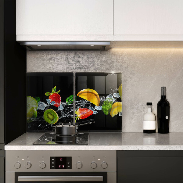 Protection plaque induction Fruits dans l'eau