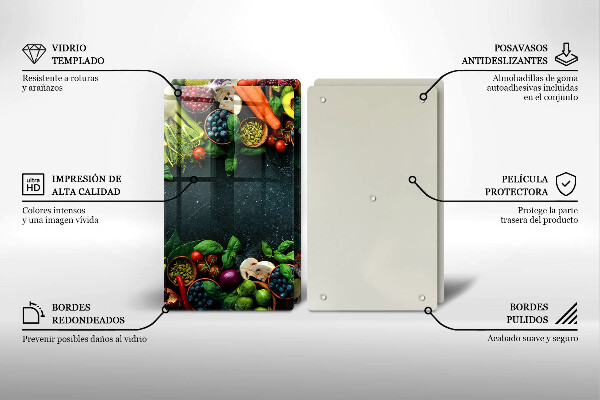 Protection plaque induction Légumes frais