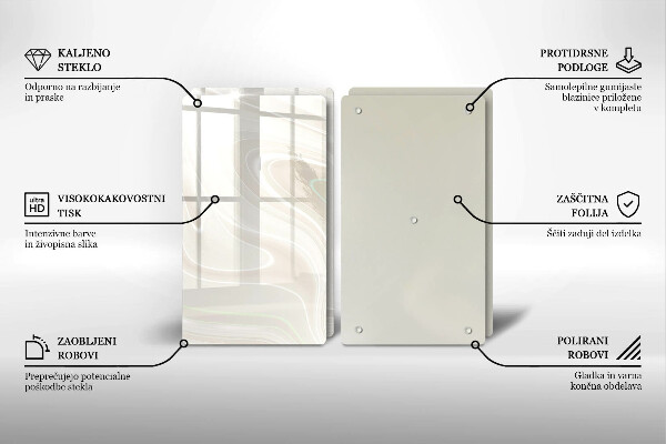 Protection plaque induction Texture crémeuse