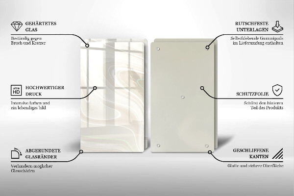 Protection plaque induction Texture crémeuse