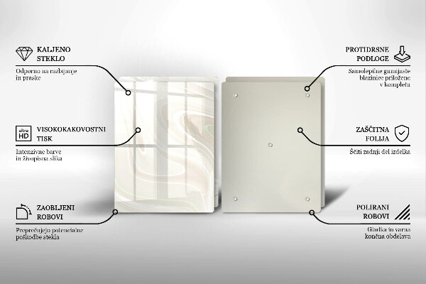 Protection plaque induction Texture crémeuse