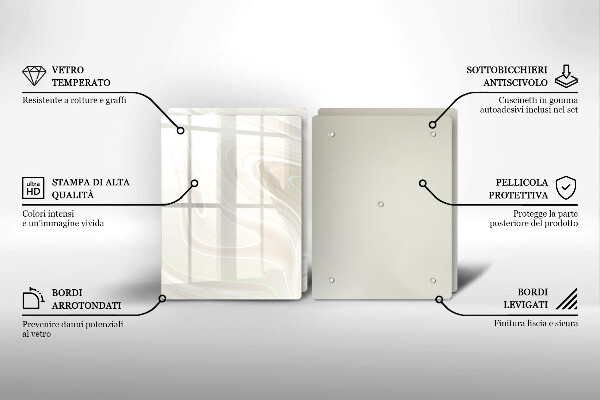 Protection plaque induction Texture crémeuse