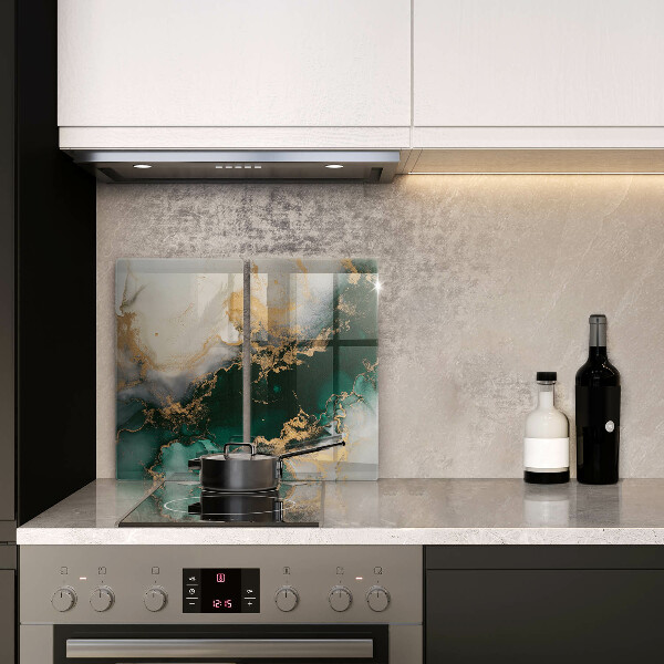 Protection plaque induction Marbre multicolore