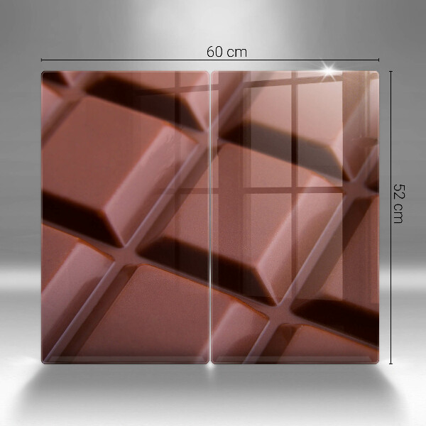 Protection plaque induction Cubes de chocolat