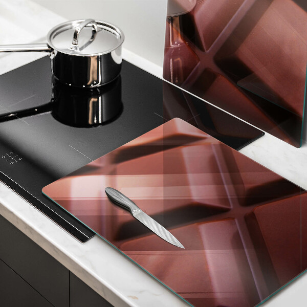 Protection plaque induction Cubes de chocolat