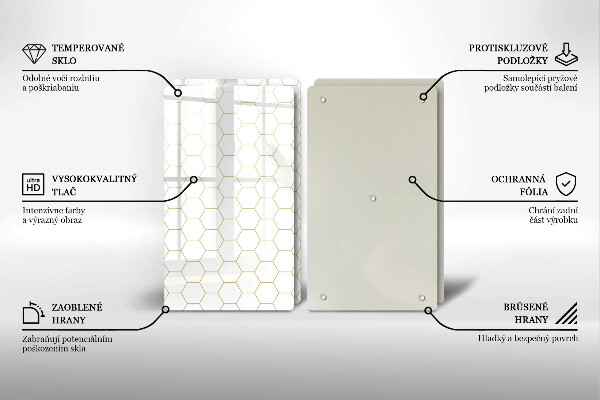 Protection plaque induction Motifs abstraits