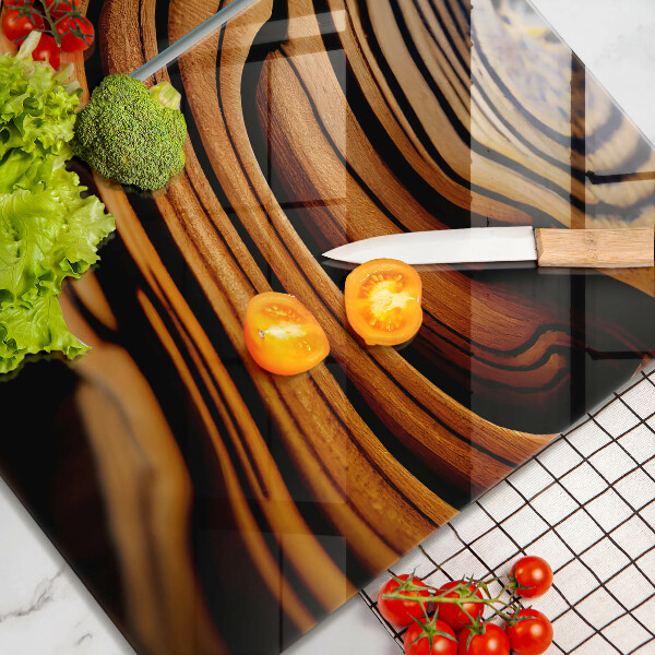 Protection plaque induction Souche de bois