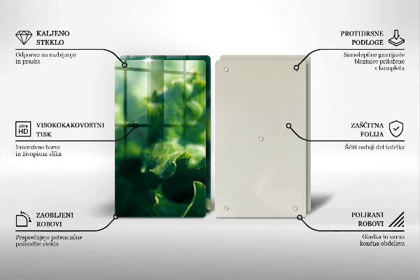 Protection plaque induction Feuilles de laitue