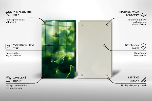 Protection plaque induction Feuilles de laitue