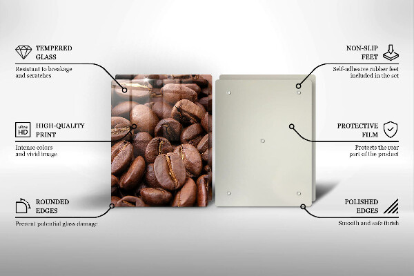 Protection plaque induction Grains de café