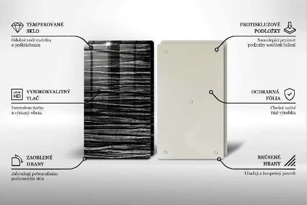 Protection plaque induction Abstraction noire