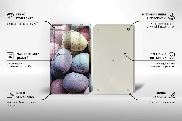 Protection plaque induction œufs de Pâques