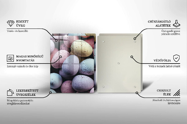 Protection plaque induction œufs de Pâques