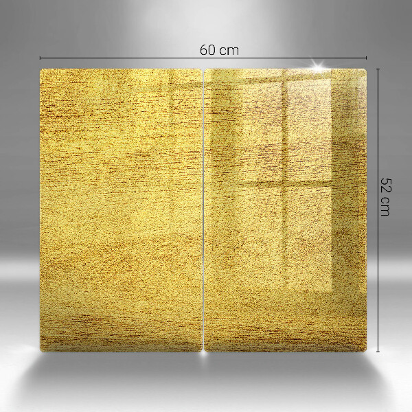 Protection plaque induction Abstraction jaune