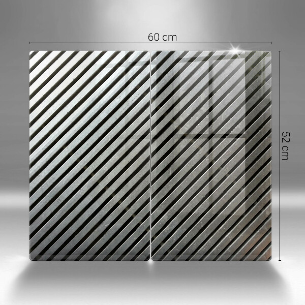 Protection plaque induction Lignes métalliques