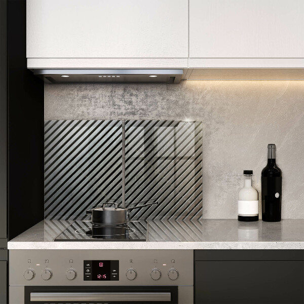 Protection plaque induction Lignes métalliques