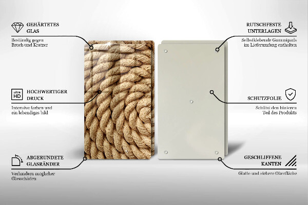 Protection plaque induction Corde enroulée