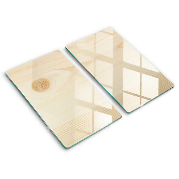 Protection plaque induction Une planche de bois