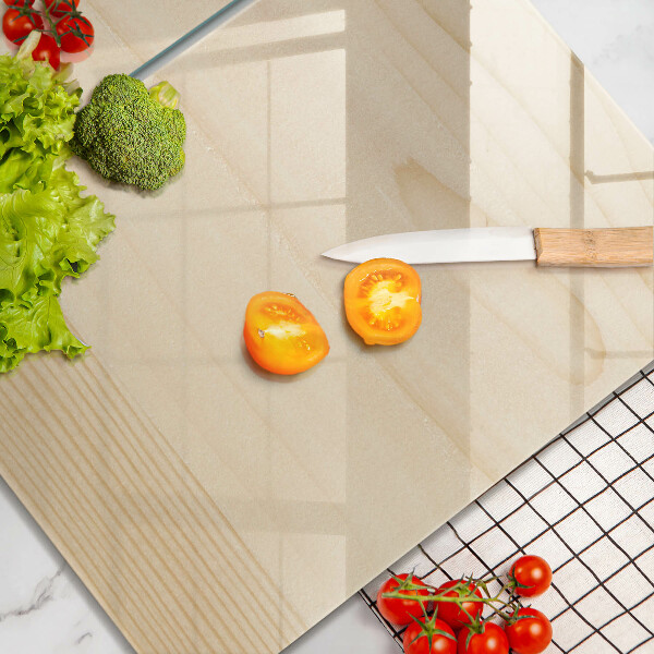 Protection plaque induction Une planche de bois