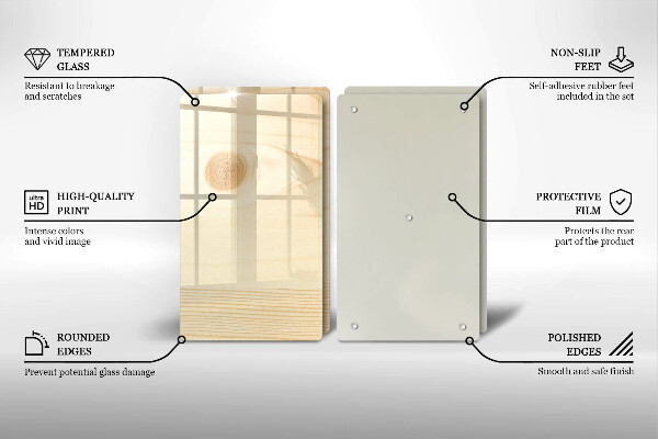 Protection plaque induction Une planche de bois