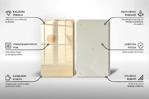 Protection plaque induction Une planche de bois