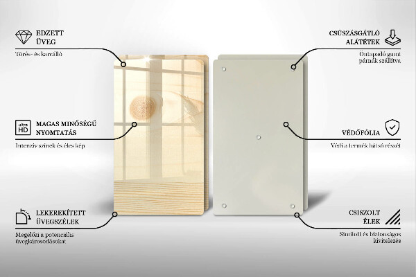 Protection plaque induction Une planche de bois