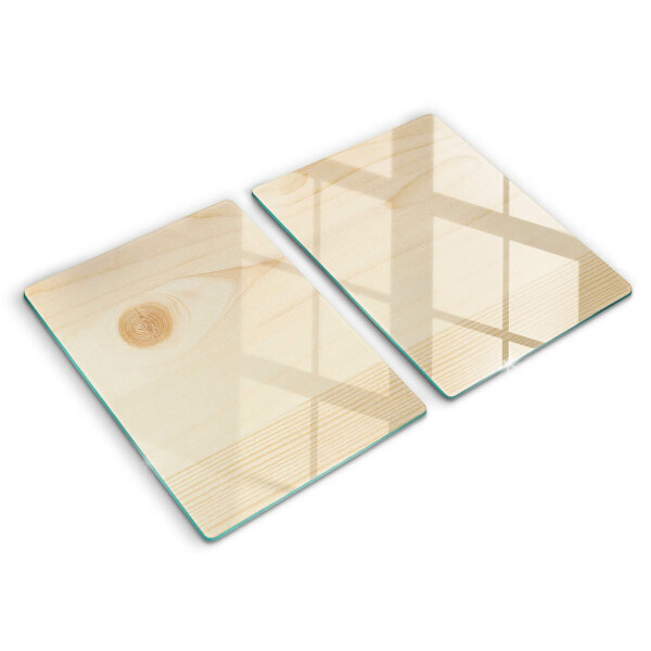 Protection plaque induction Une planche de bois