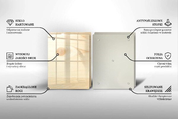 Protection plaque induction Une planche de bois