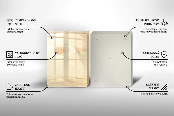 Protection plaque induction Une planche de bois