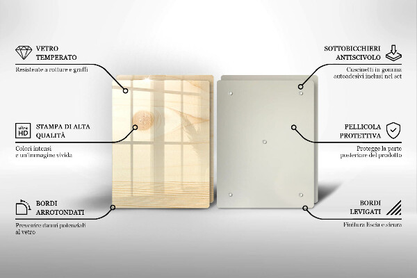 Protection plaque induction Une planche de bois