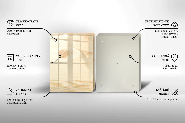 Protection plaque induction Une planche de bois