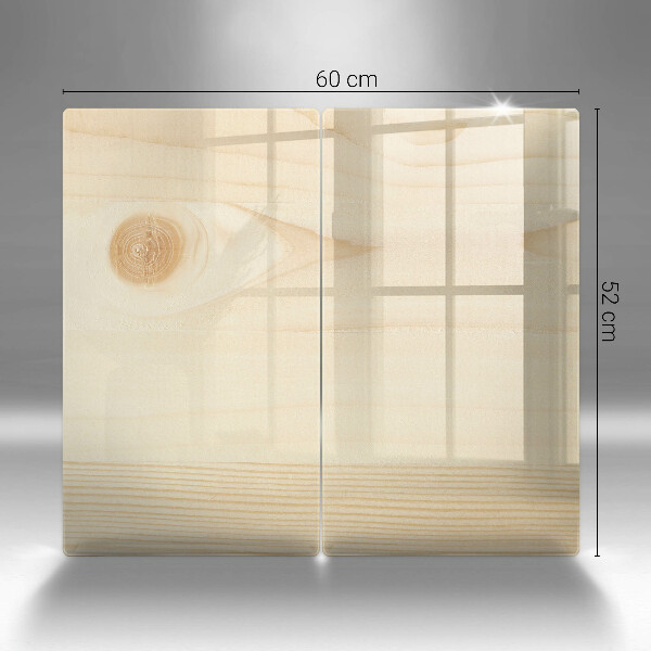 Protection plaque induction Une planche de bois