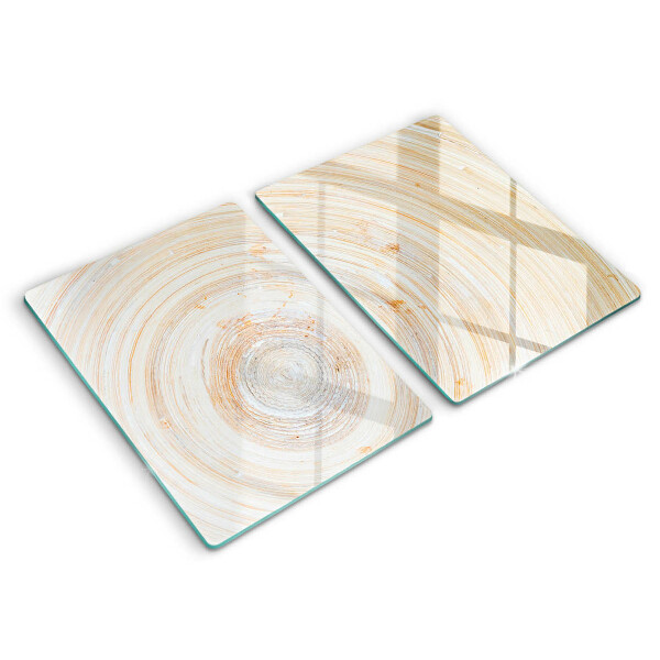 Protection plaque induction Texture du bois