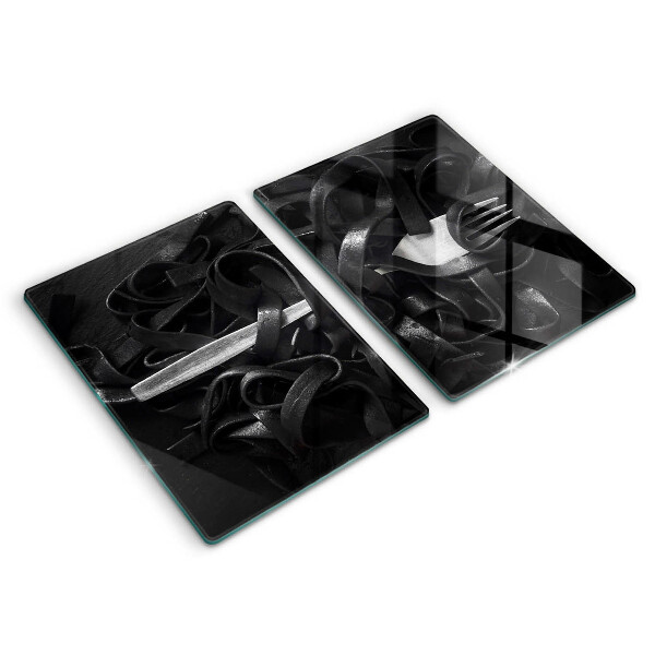 Protection plaque induction Pâtes tagliatelles noires