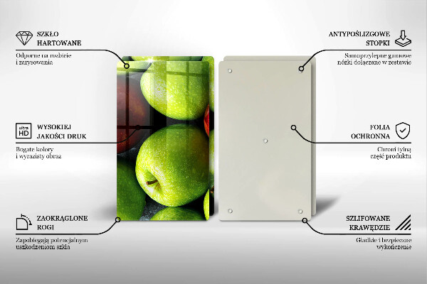 Protection plaque induction Pommes juteuses