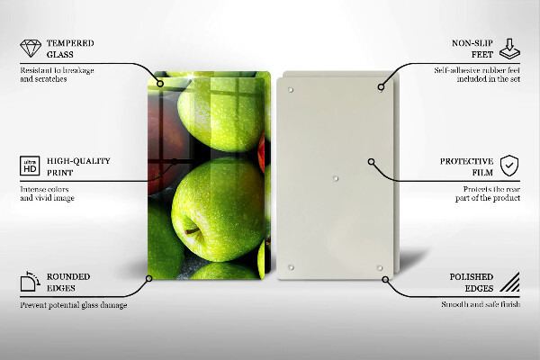 Protection plaque induction Pommes juteuses