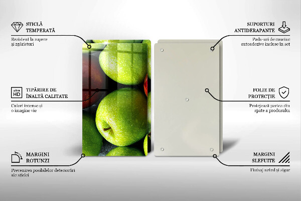 Protection plaque induction Pommes juteuses