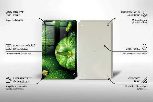 Protection plaque induction Citrouilles vertes