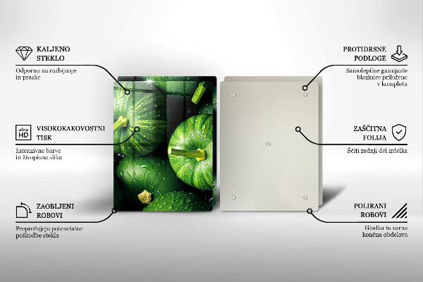 Protection plaque induction Citrouilles vertes